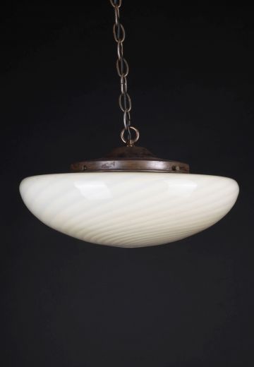 15" "Swirl" Hanging Globe