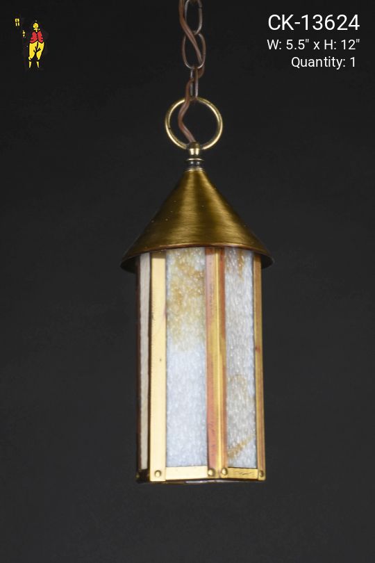 Small Brass Hanging Lantern
