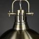 14" Brass Hanging Dome w/Glass Lens #0