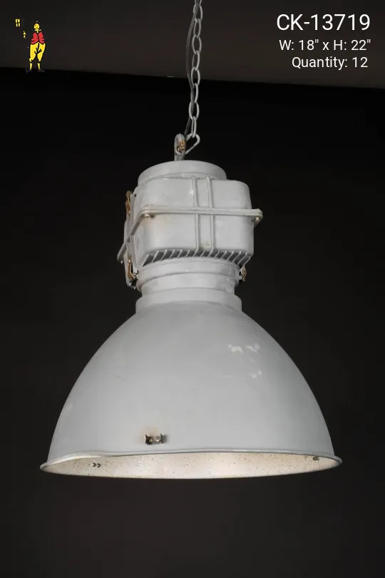 Gray 18" Industrial Hanging Fixture