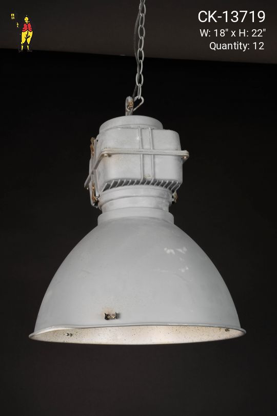 Gray 18" Industrial Hanging Fixture