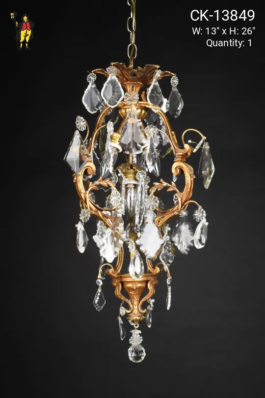 Crystal Four Light Hanging Pendant