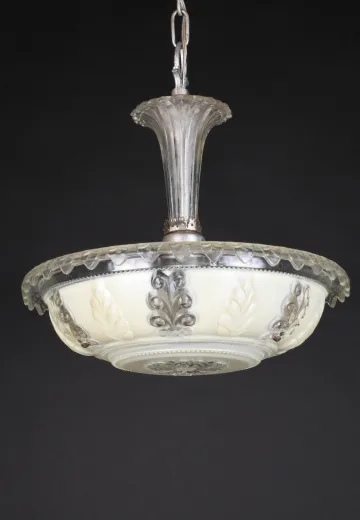 Semi Flush Glass Hanging Fixture