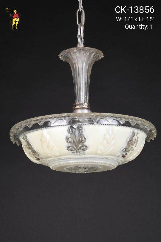 Semi Flush Glass Hanging Fixture