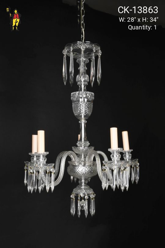 Five Light Crystal Chandelier
