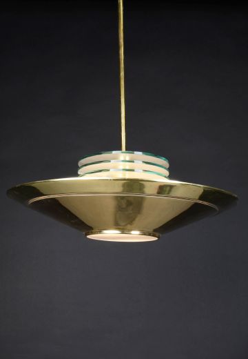 Polished Brass Hanging Bowl