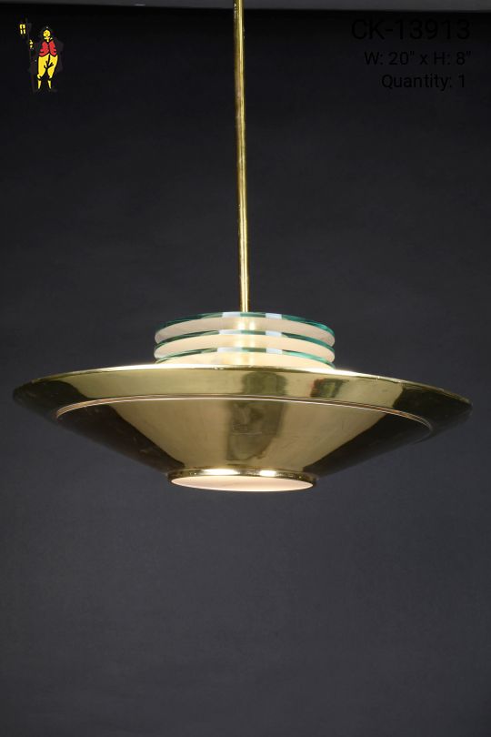 Polished Brass Hanging Bowl