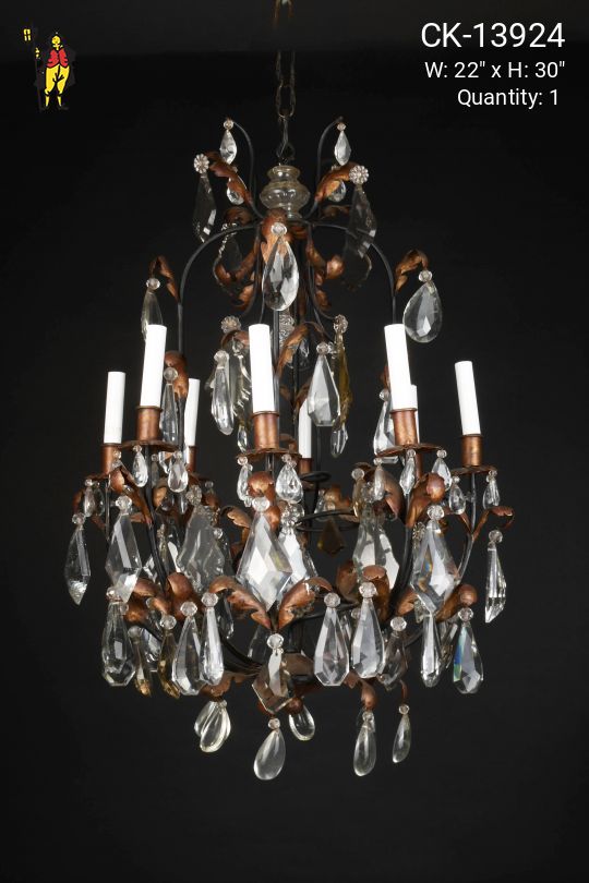 Eight Light Crystal Chandelier