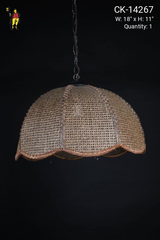 Hanging Wicker Pendant