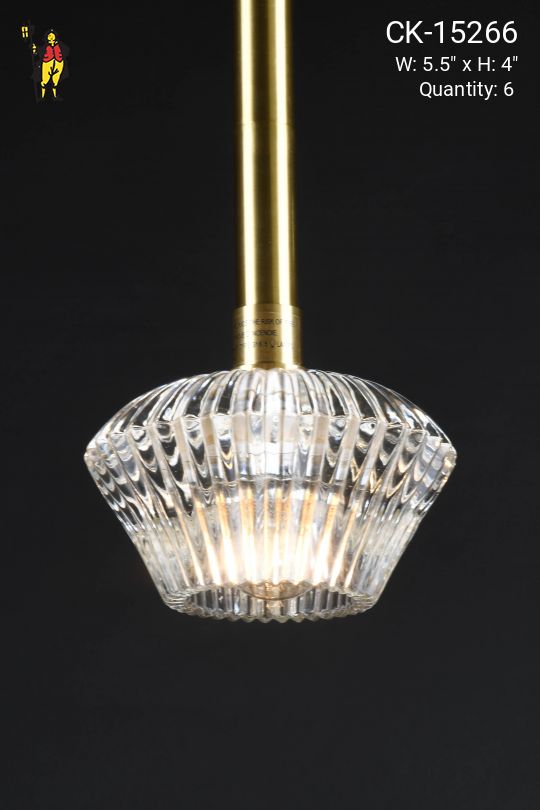 Small Crystal Hanging Pendant (Available Hanging or Flushmount)