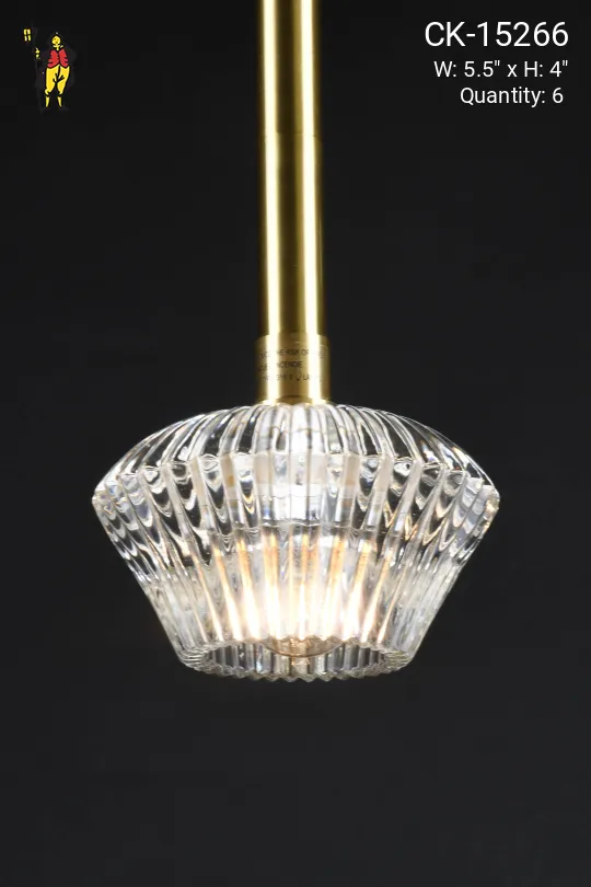 Small Crystal Hanging Pendant (Available Hanging or Flushmount)