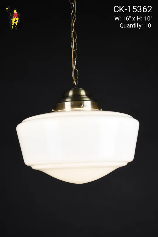 16" Hanging Schoolhouse Globe