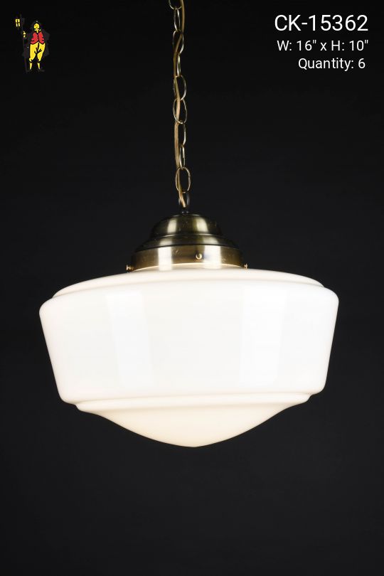 16" Hanging Schoolhouse Globe