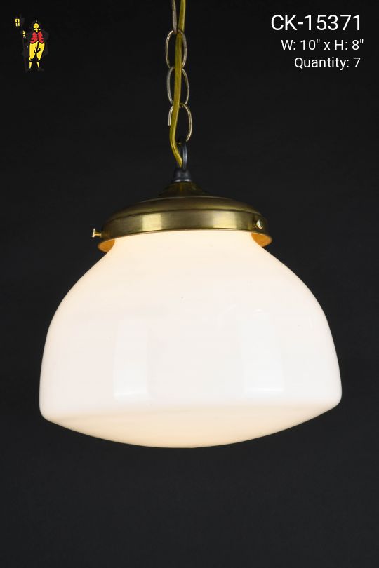 10" Hanging Glass Globe Pendant