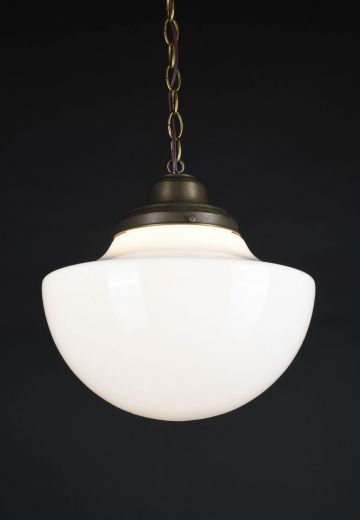 Large 14" Hanging Glass Globe Pendant