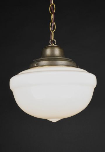 9" Hanging Glass Globe Pendant