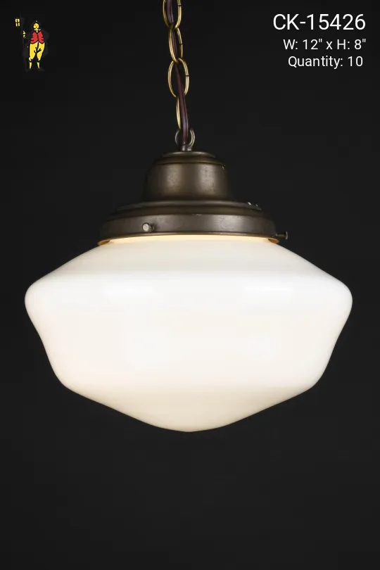 12" Hanging Schoolhouse Globe