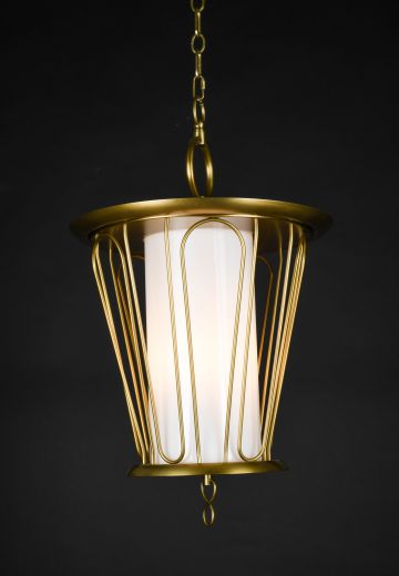 Brass & Glass Hanging Lantern