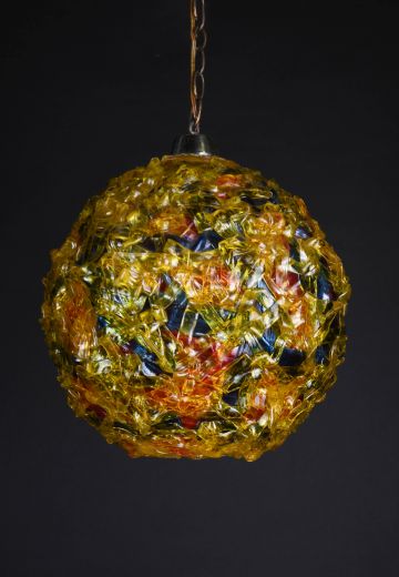 Multicolor Mid Century Hanging Globe