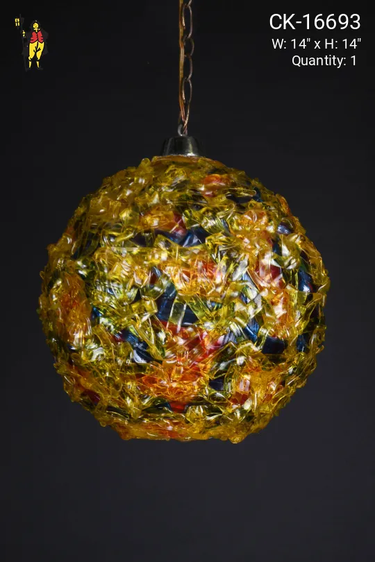 Multicolor Mid Century Hanging Globe