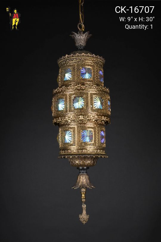 Moorish Pierced Brass Lantern