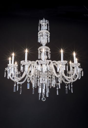 Ten Light Crystal Chandelier