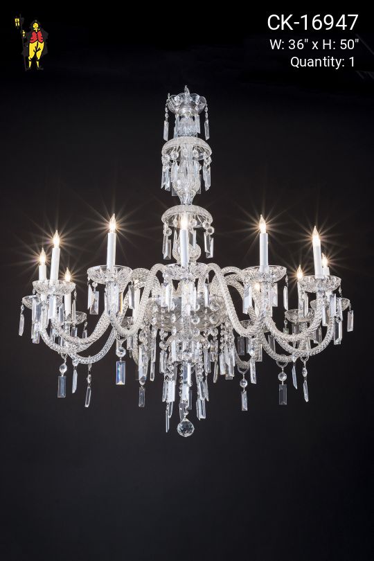 Ten Light Crystal Chandelier