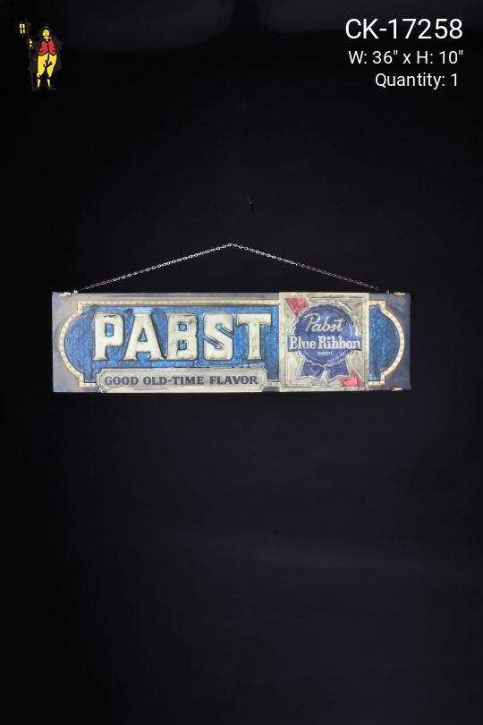 "Pabst" Beer Fluorescent Sign