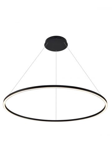 Black Circular LED Hanging Fixture