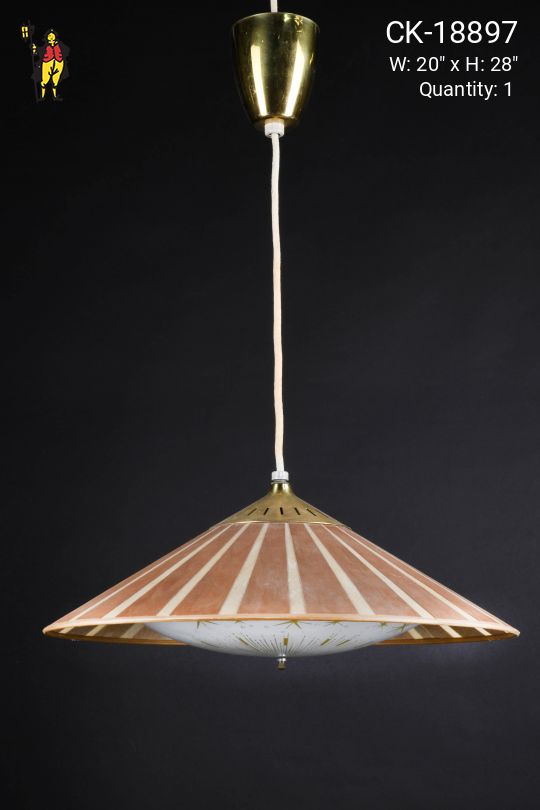 Mid Century Pull Down Pendant