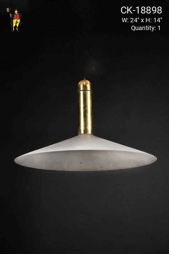 24" Glass Cone Reflector Pendant