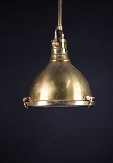 Brass Hanging Dome Pendant