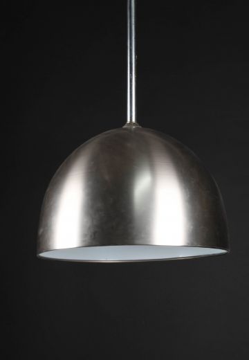 Nickel Hanging Dome Pendant