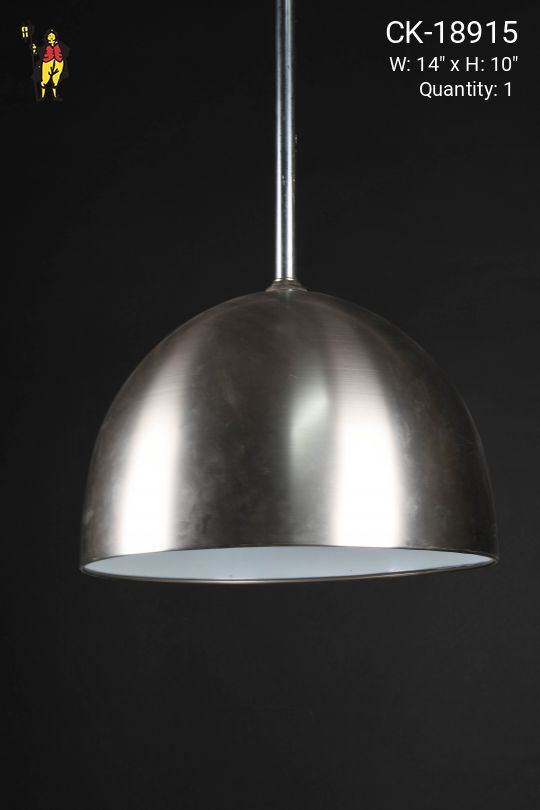 Nickel Hanging Dome Pendant