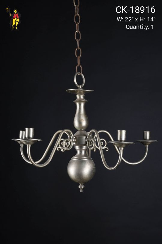 Five Arm Traditional Chandelier Style Candle Holder