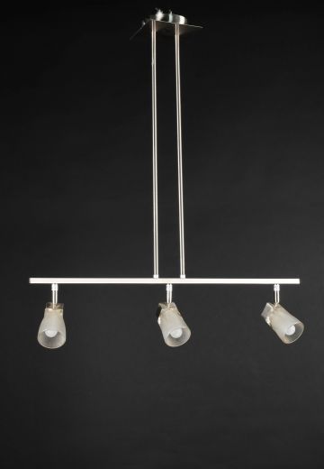 24" Three Light "Track" Style Linear Hanging Fixture