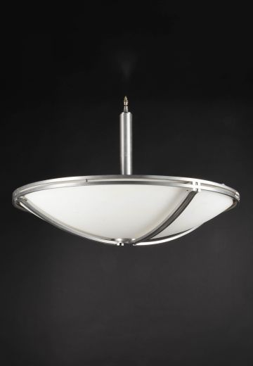 3' Art Deco Hanging Bowl Pendant