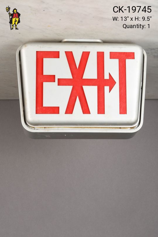 Hanging Metal Double Sided Exit Sign