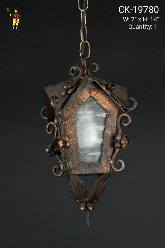 Metal Rustic Hanging Lantern