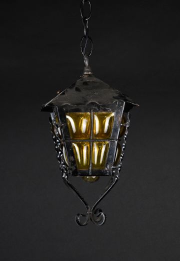 Small Gothic Iron Hanging Lantern