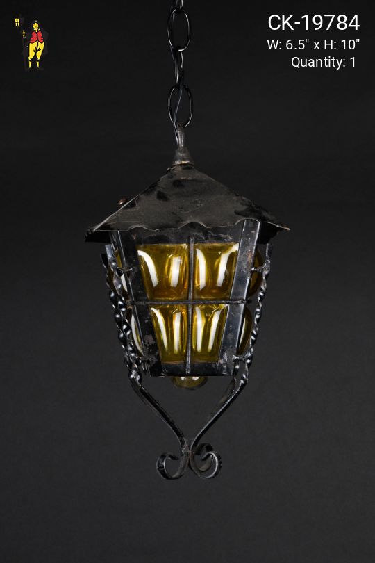 Small Gothic Iron Hanging Lantern