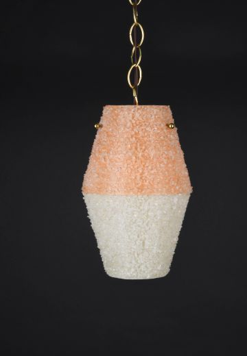 Pink & White Small Hanging Pendant