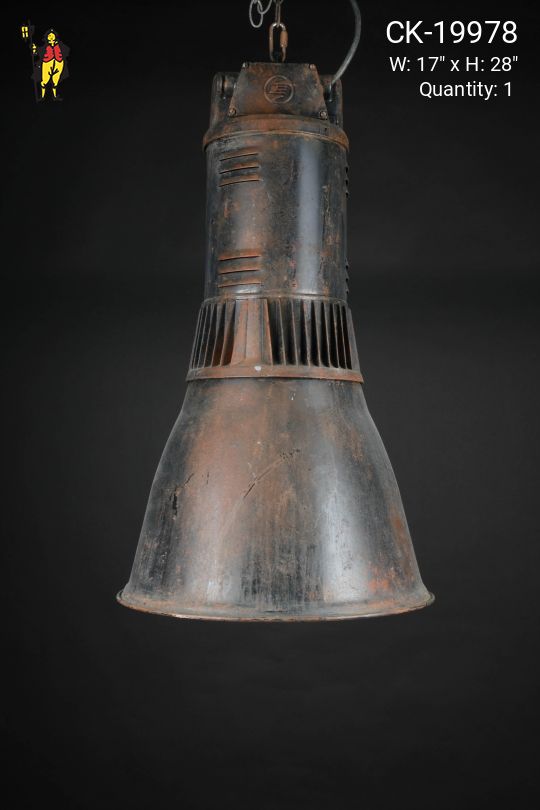Distressed Metal Industrial Hanging Fixture