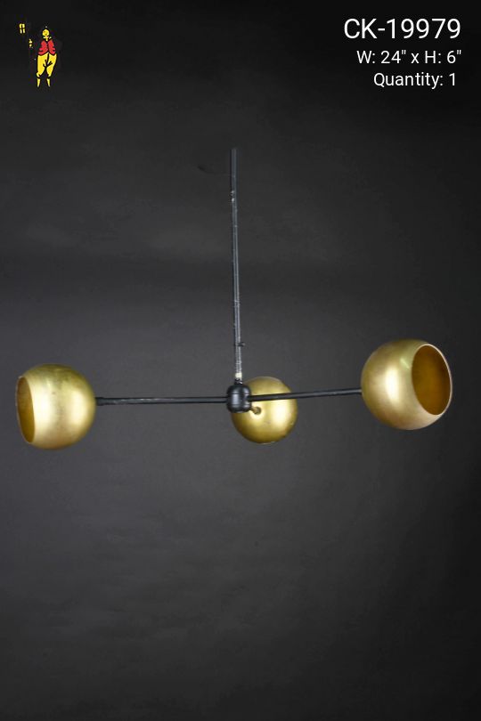 Black & Brass Hanging Pendant