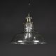10" Clear Glass Hanging Pendant #0