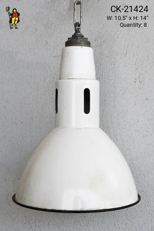 10.5" White Hanging RLM