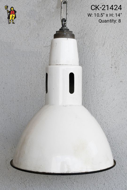 10.5" White Hanging RLM