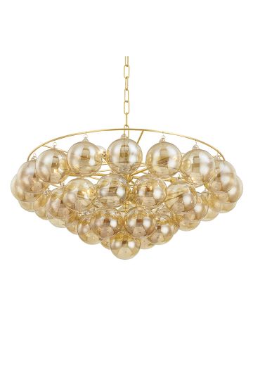 Champagne Glass Globe Chandelier