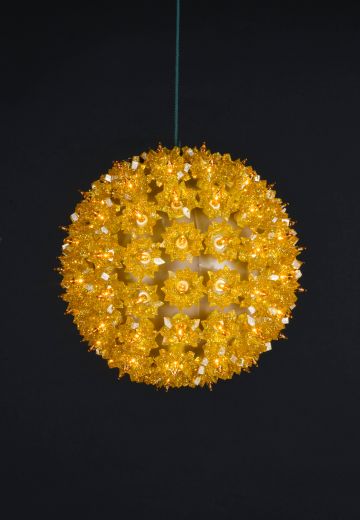 6" Gold Hanging Holiday Globe