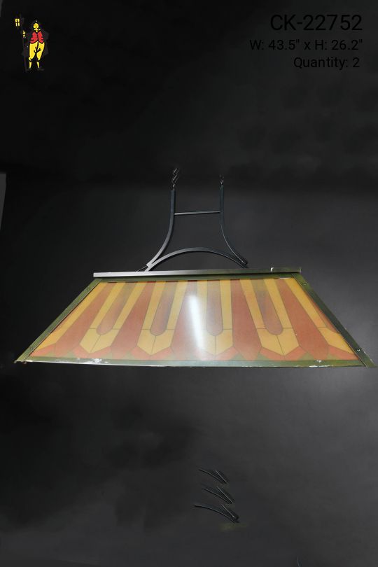Traditional Linear Pool Table Hanging Fixture